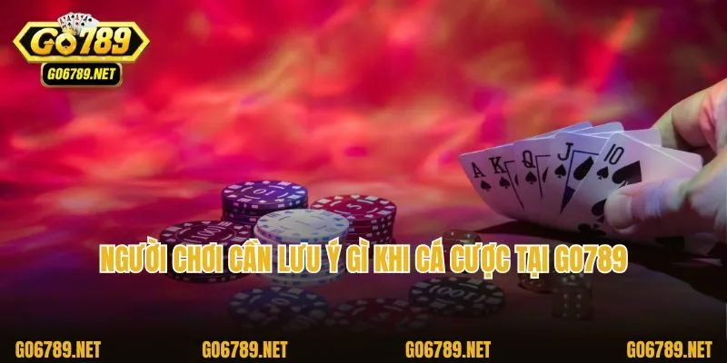 Người chơi cần lưu ý gì khi cá cược tại Go789